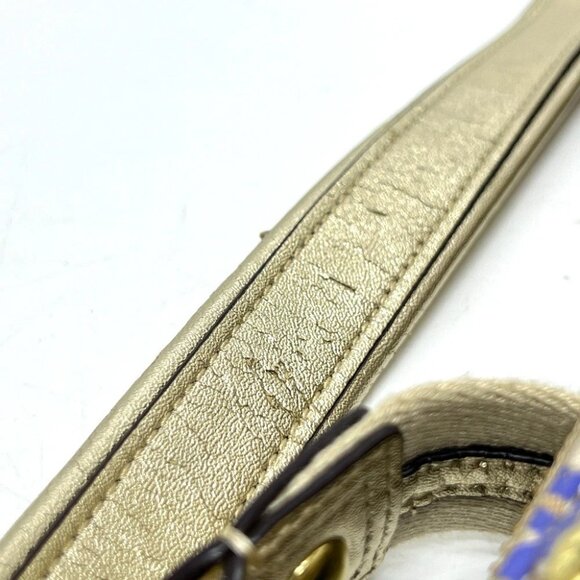 COACH F20761 Poppy Daisy Floral Applique Signature Crossbody Bag Shoulder Bag - Picture 13 of 16